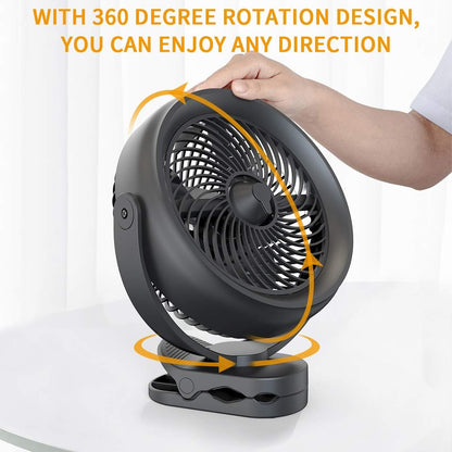 Desk Fan, Battery Operated Fan - Royal Luxury Deals 