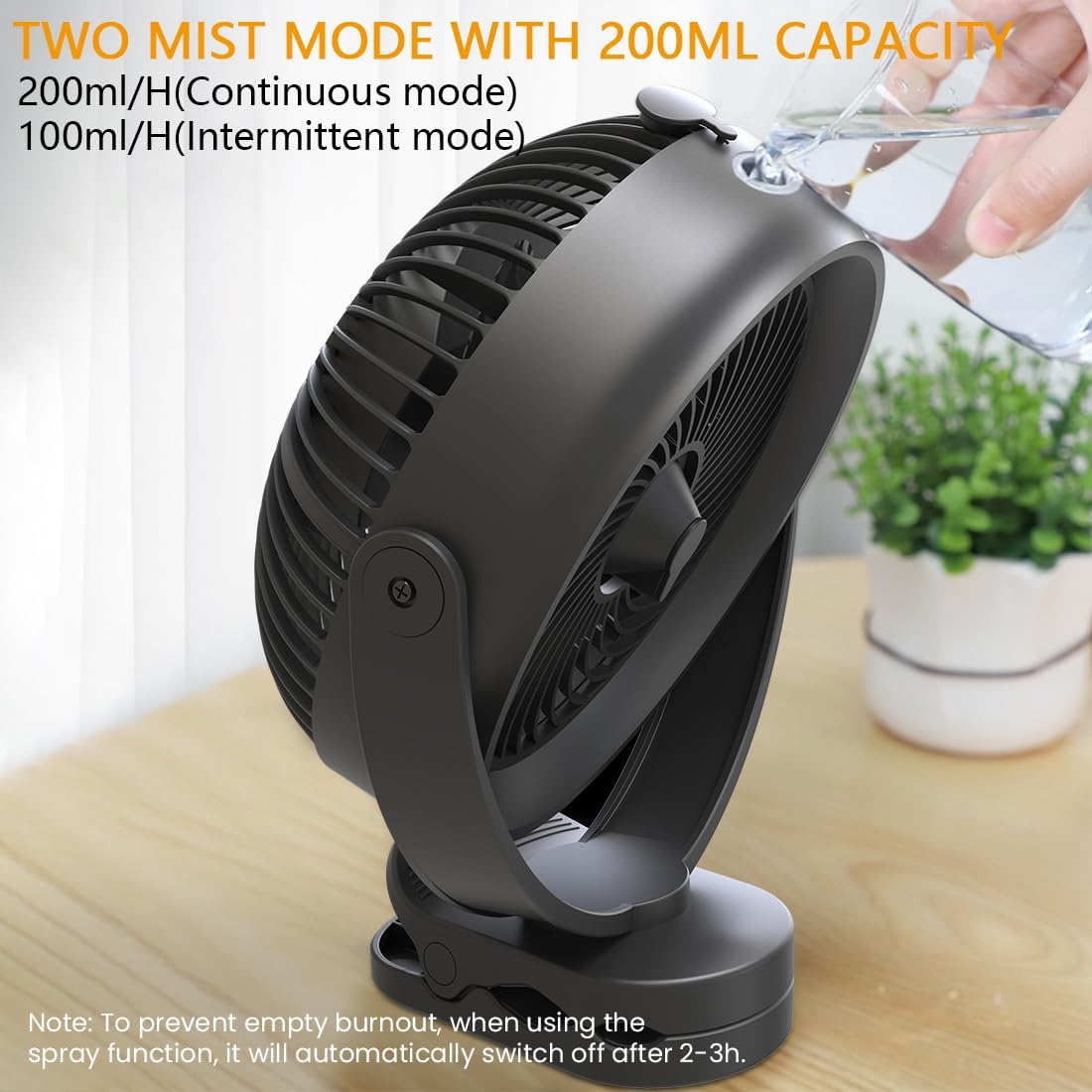 Desk Fan, Battery Operated Fan - Royal Luxury Deals 