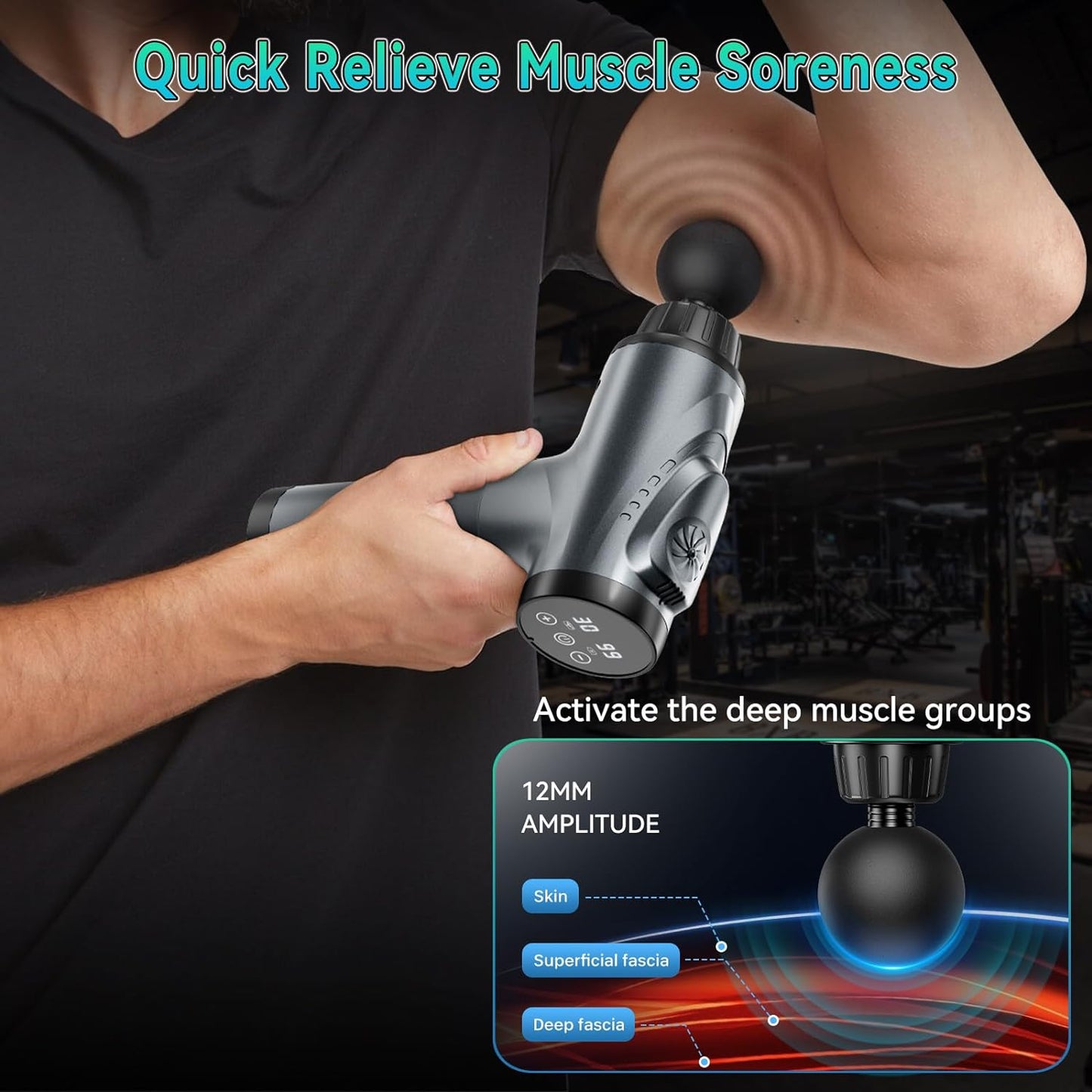 Muscle Massage Gun - Royal Luxury Deals 