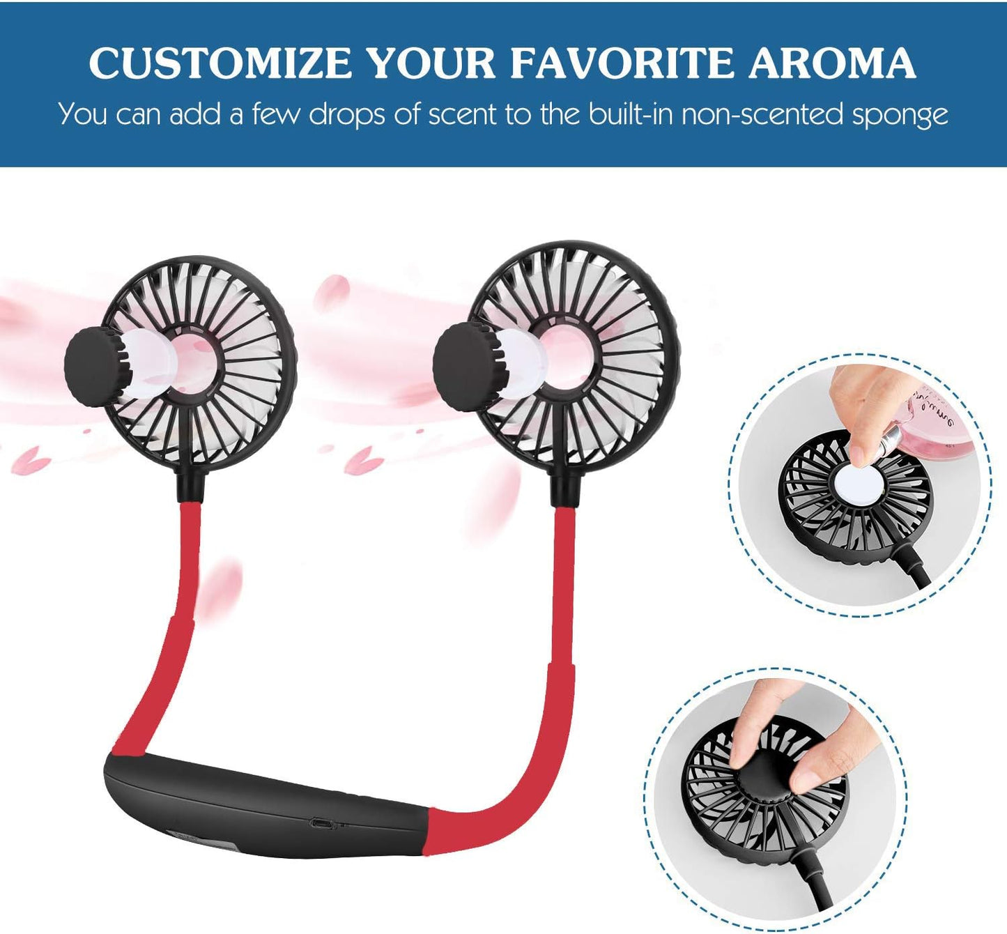 USB Rechargeable Sport Fans - Royal Luxury Deals 