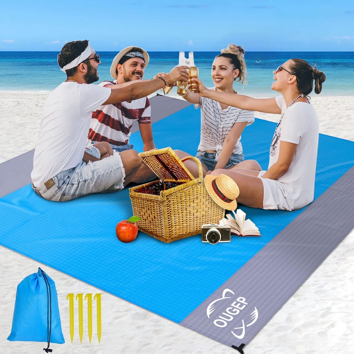 Beach Blanket Sandproof - Royal Luxury Deals 