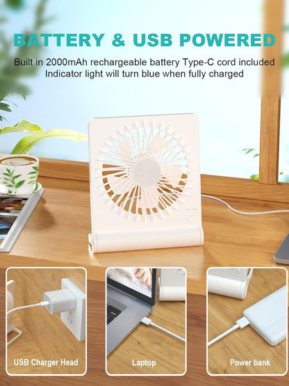 Rechargeable USB Fan Battery - Royal Luxury Deals 