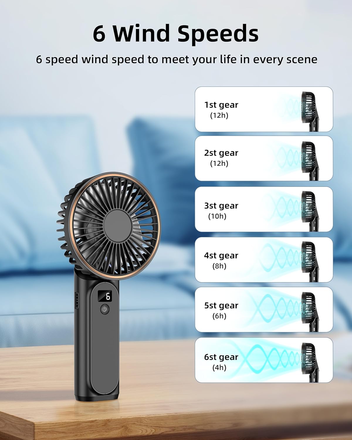 Portable Handheld Fan - Royal Luxury Deals 