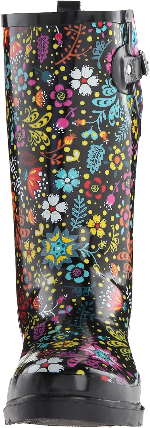 Waterproof Printed Tall Rain Boots - Royal Luxury Deals 