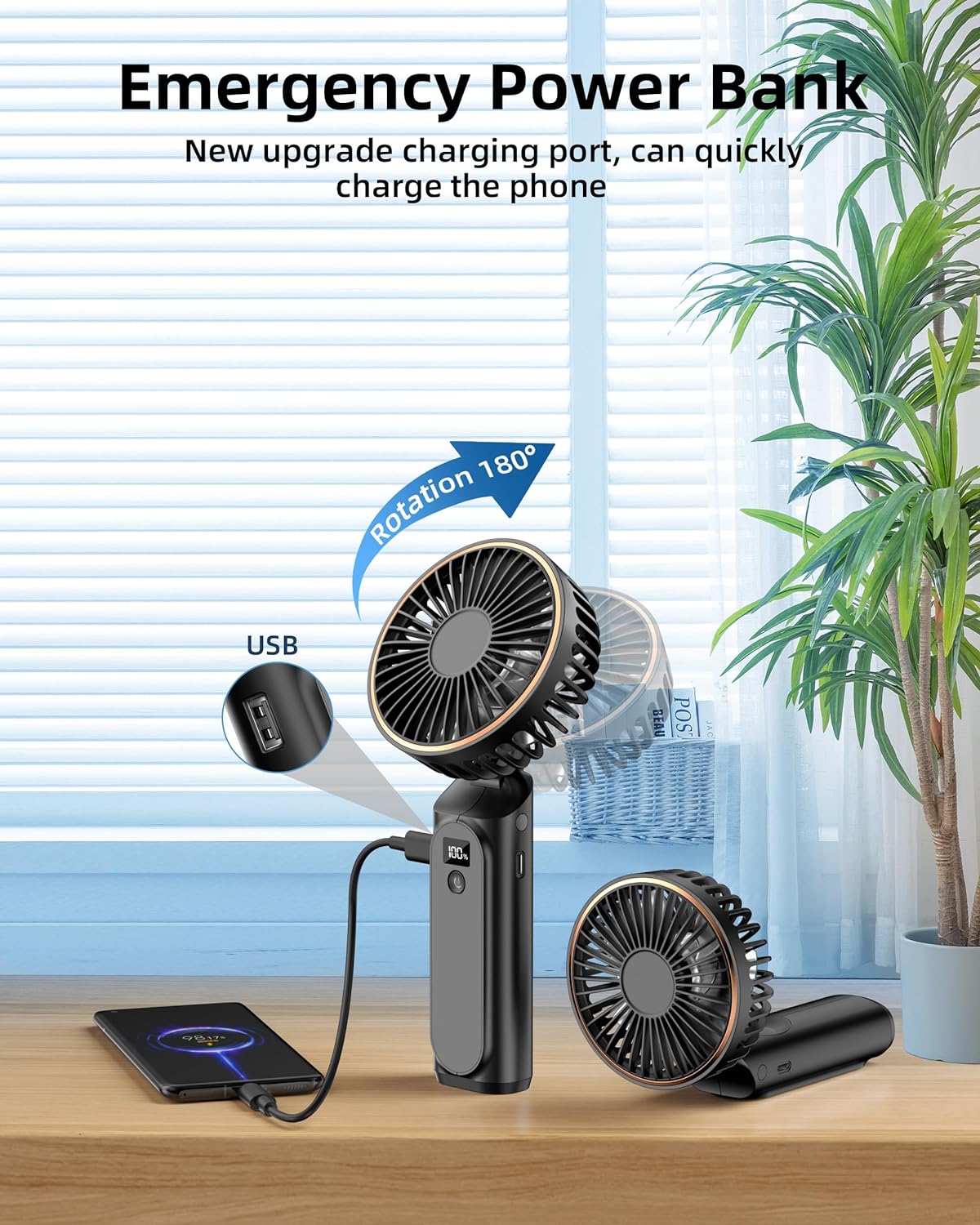 Portable Handheld Fan - Royal Luxury Deals 