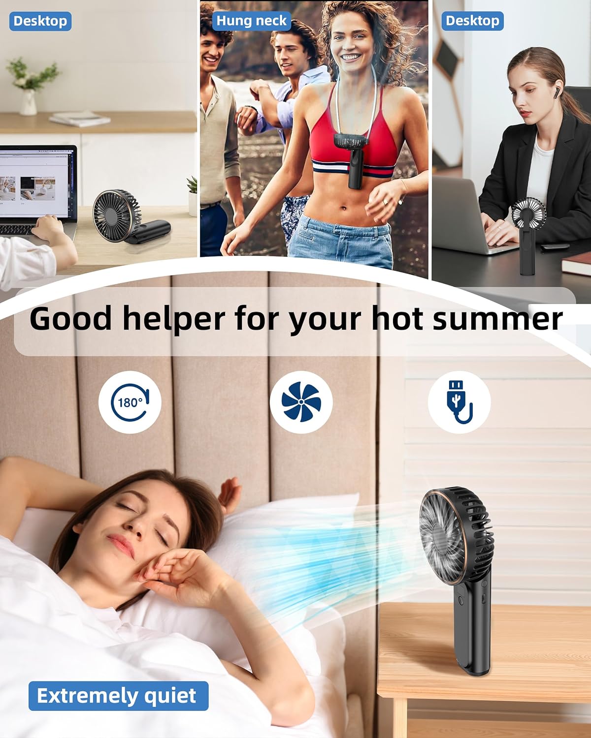 Portable Handheld Fan - Royal Luxury Deals 