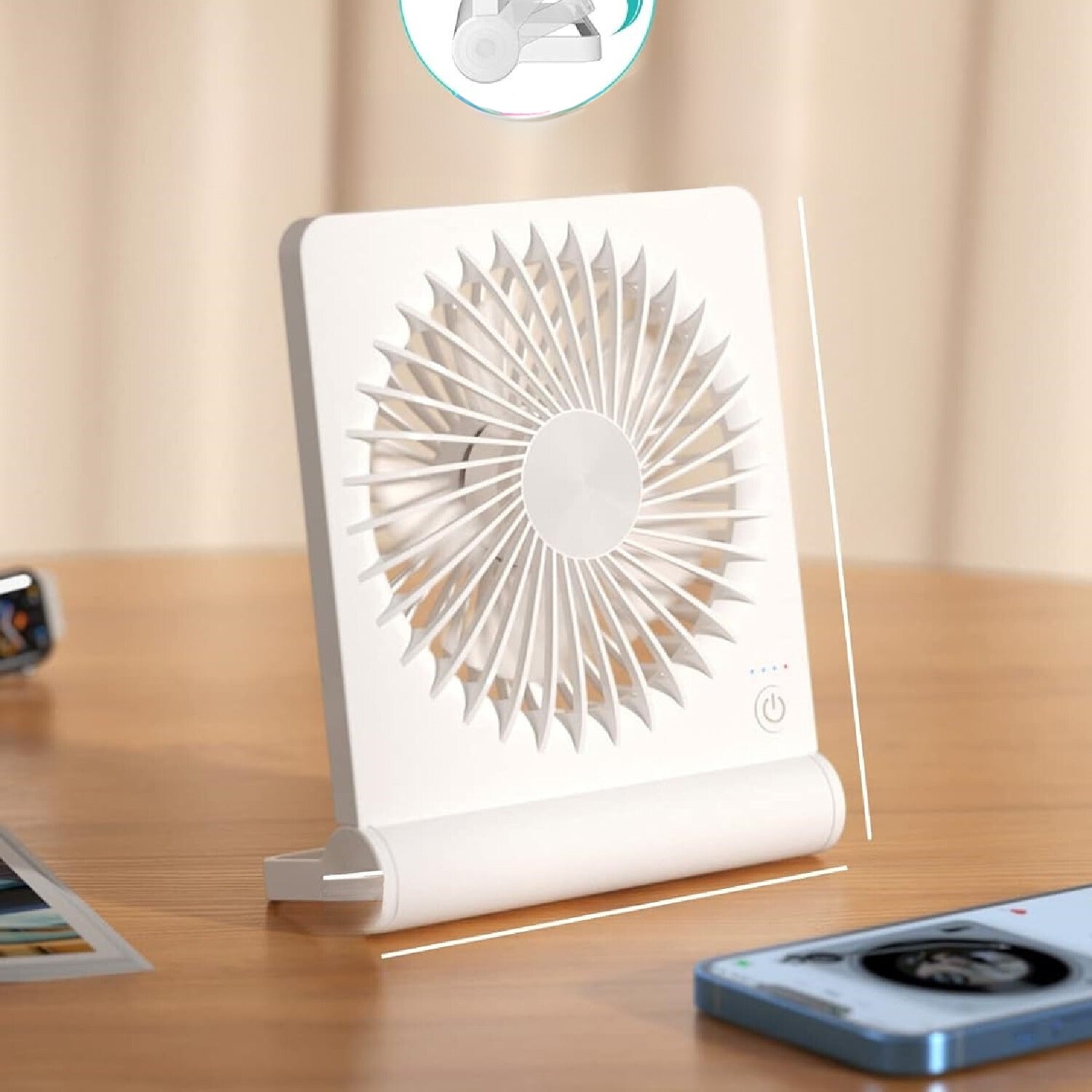 Rechargeable USB Fan Battery - Royal Luxury Deals 