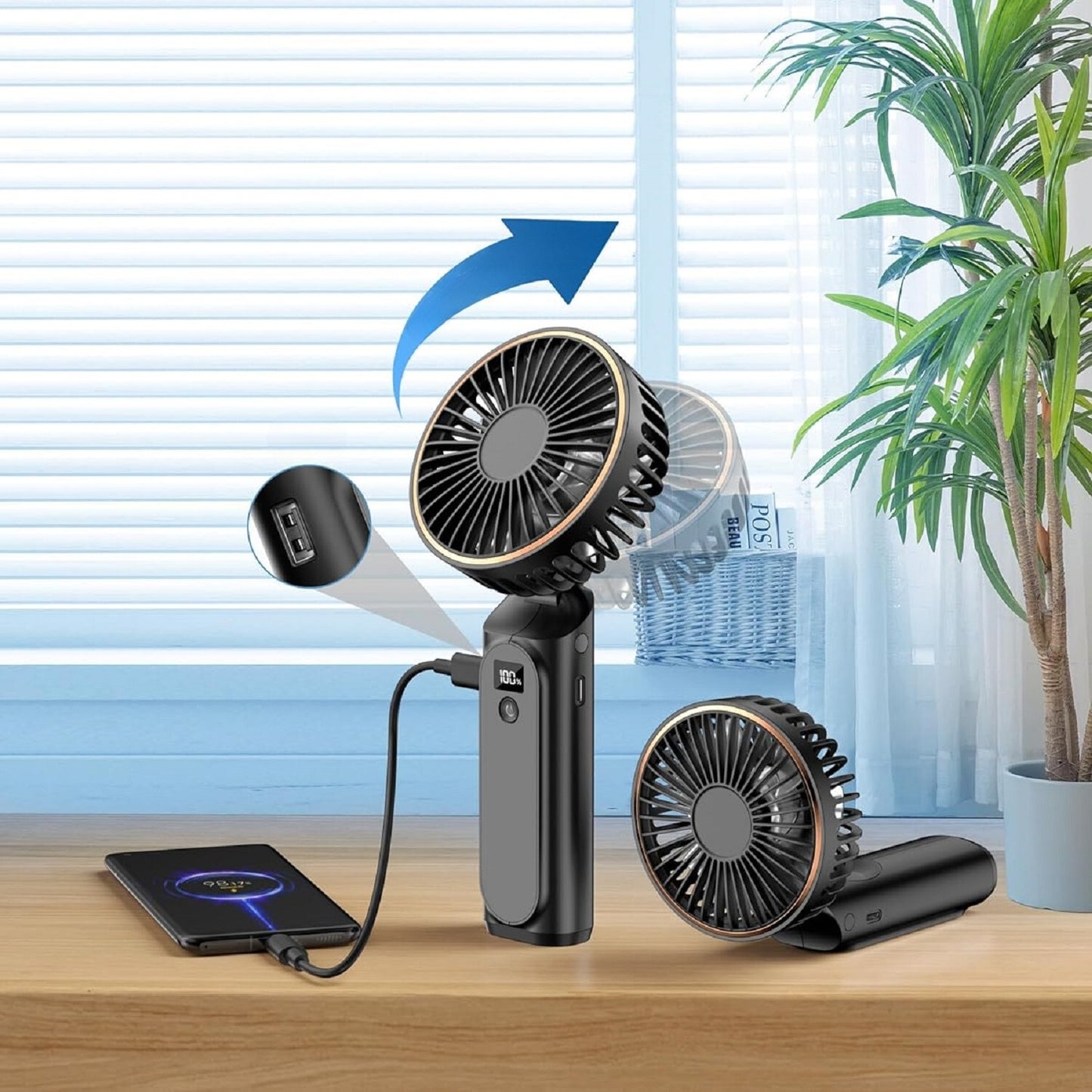 Portable Handheld Fan - Royal Luxury Deals 