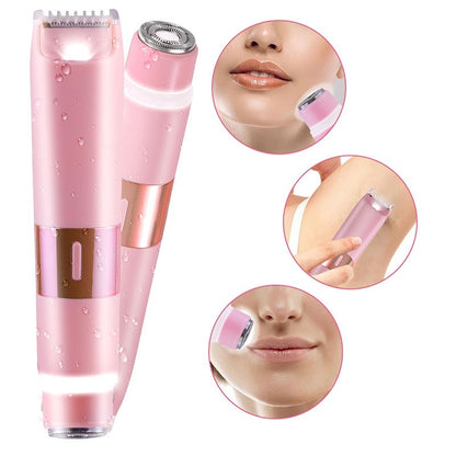 2-in-1 Electric Shaver Women's Double-headed Shaving