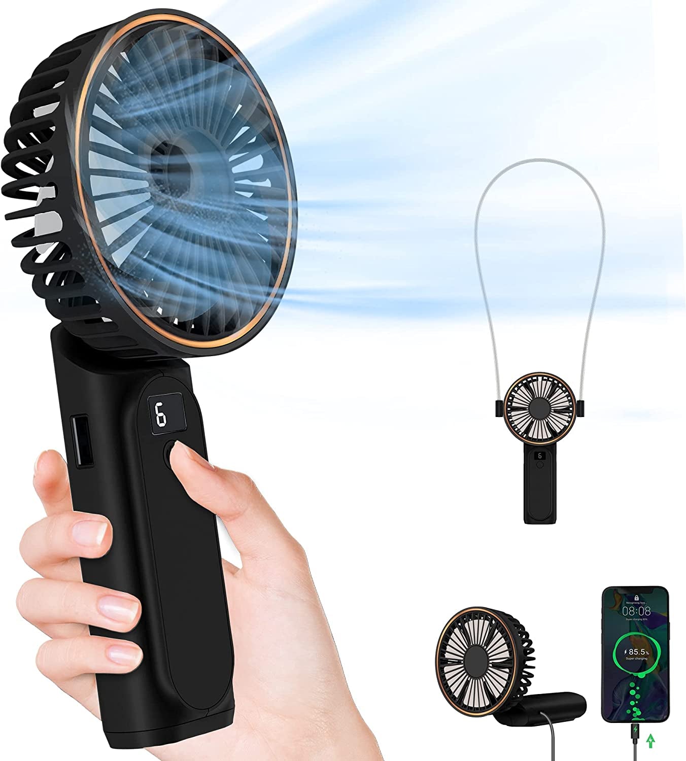 Portable Handheld Fan - Royal Luxury Deals 